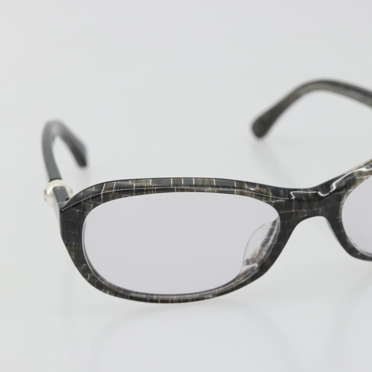 CHANEL Sunglasses plastic Brown CC Auth bs35741