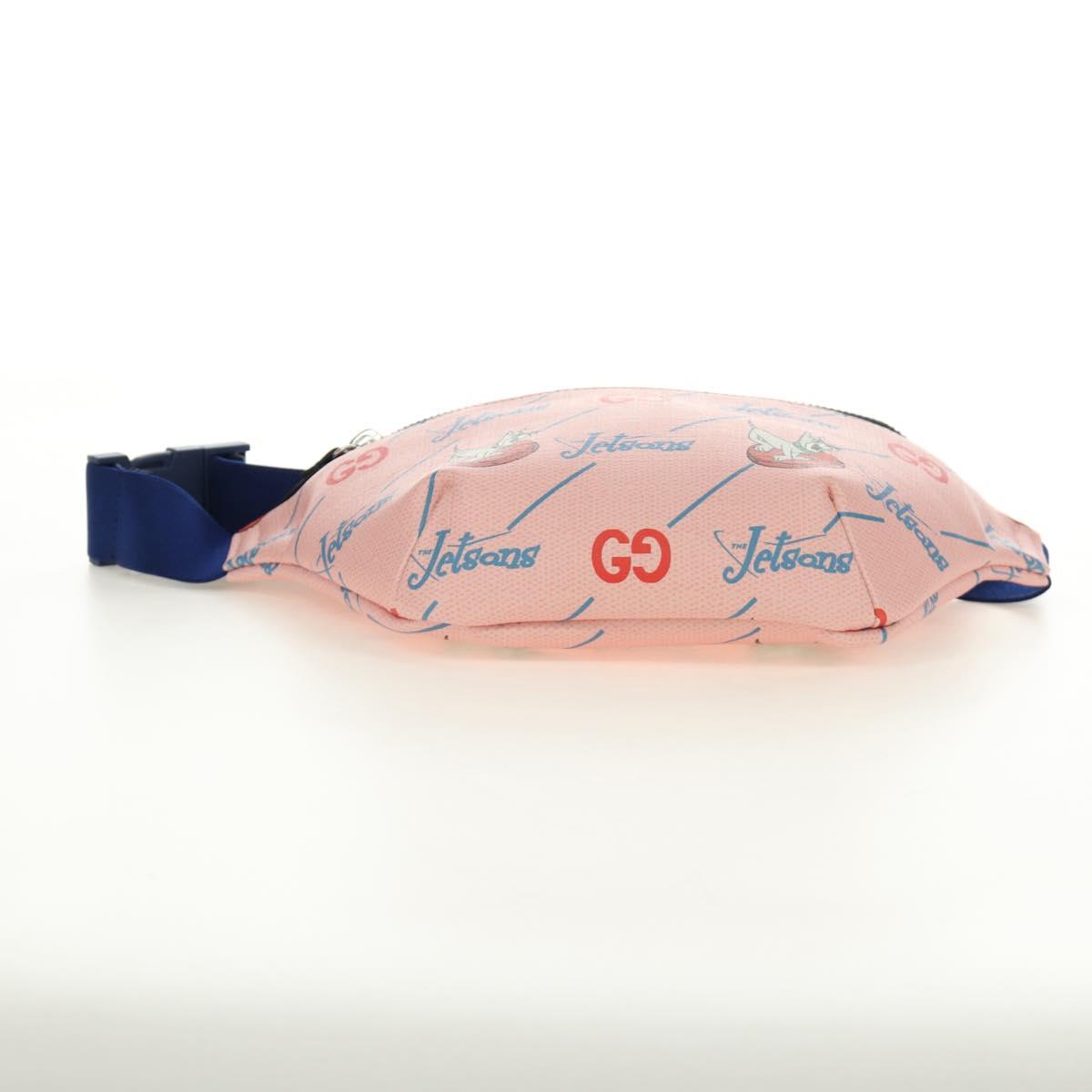 GUCCI x Jetson Waist bag PVC Pink 502095 Auth bs35751M
