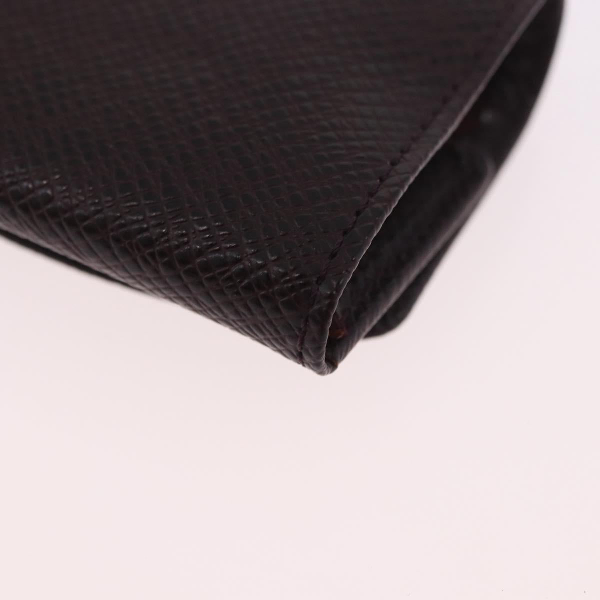 LOUIS VUITTON Taiga Buton de Manchette Cuffs Ardoise Silver M30566 Auth bs35759