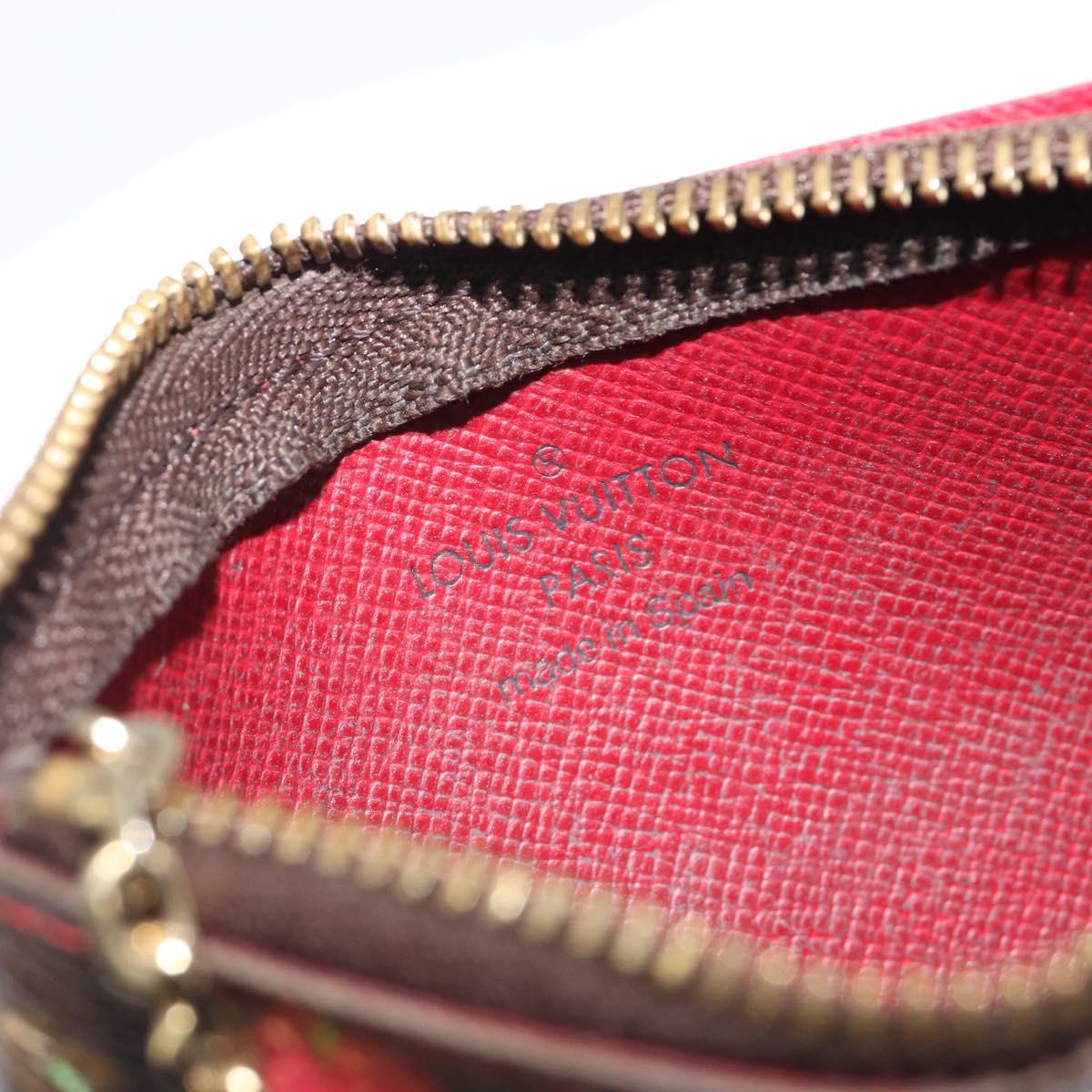LOUIS VUITTON Monogram Cherry Pochette Cles Coin Purse M95042 LV Auth bs35761