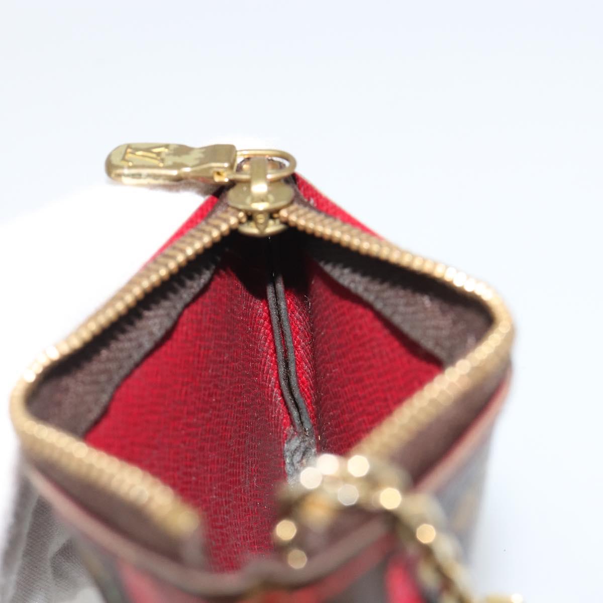 LOUIS VUITTON Monogram Cherry Pochette Cles Coin Purse M95042 LV Auth bs35761