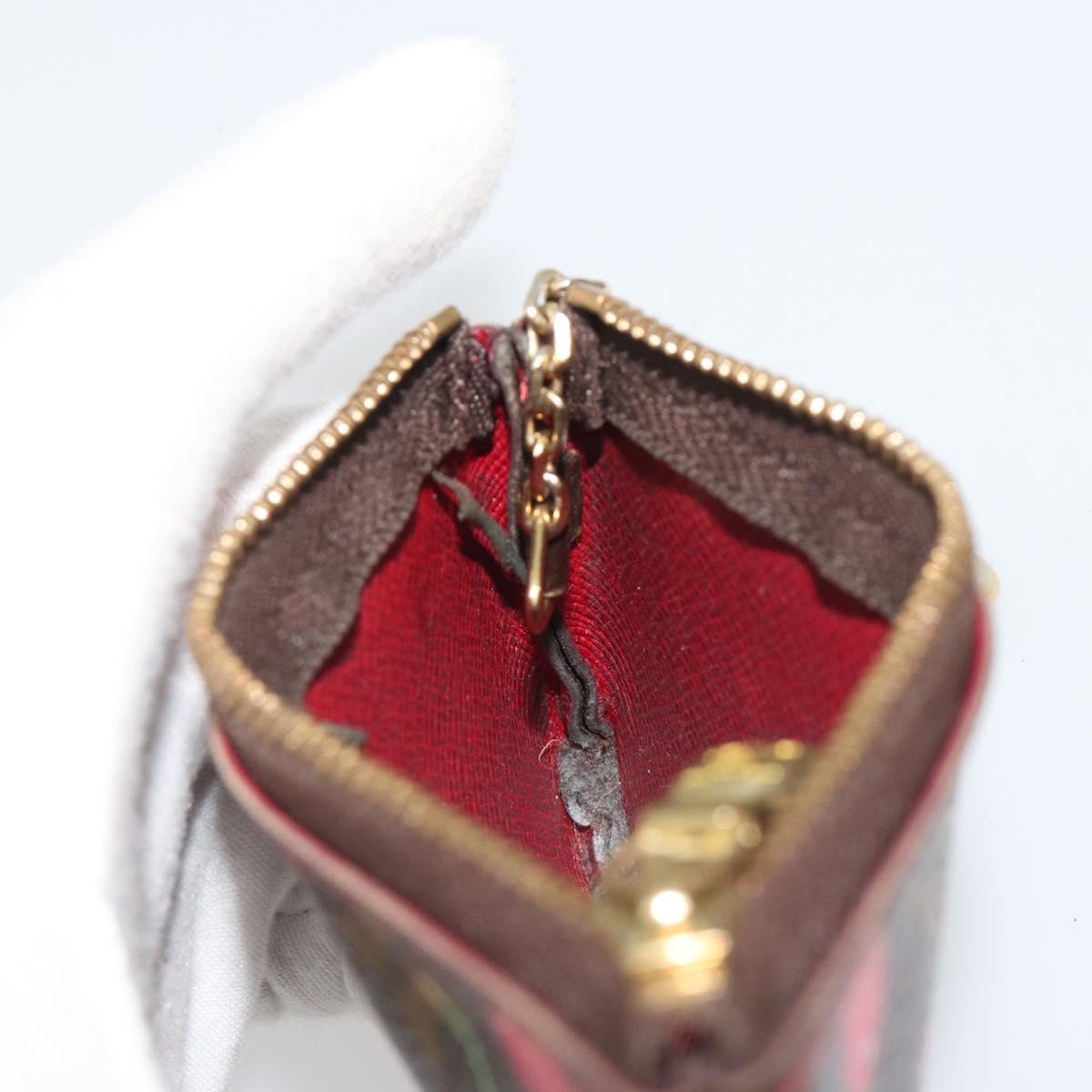 LOUIS VUITTON Monogram Cherry Pochette Cles Coin Purse M95042 LV Auth bs35761