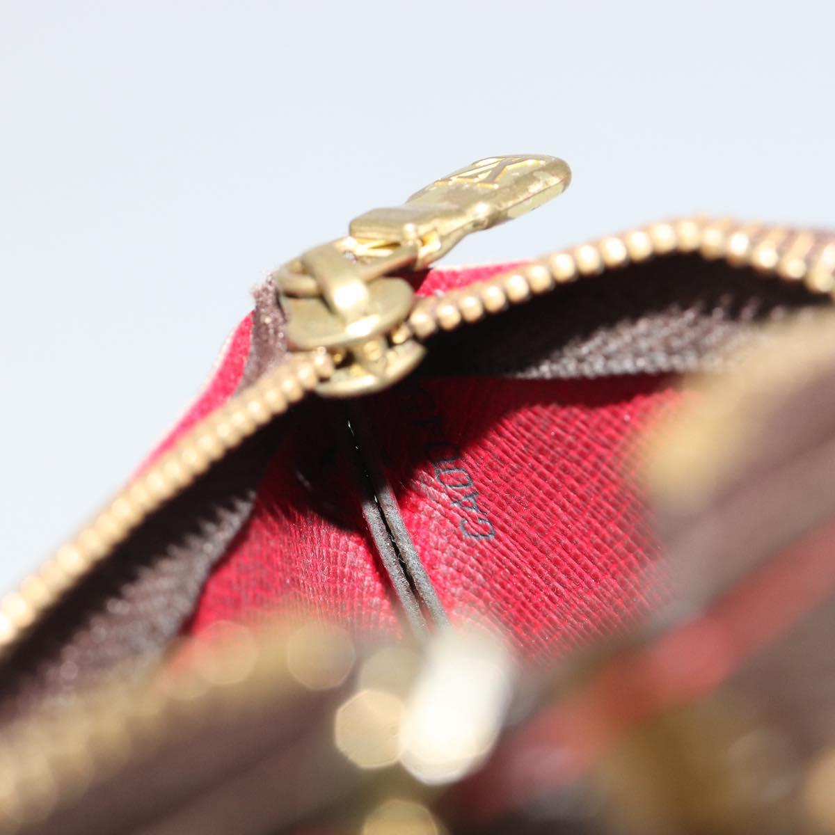 LOUIS VUITTON Monogram Cherry Pochette Cles Coin Purse M95042 LV Auth bs35761