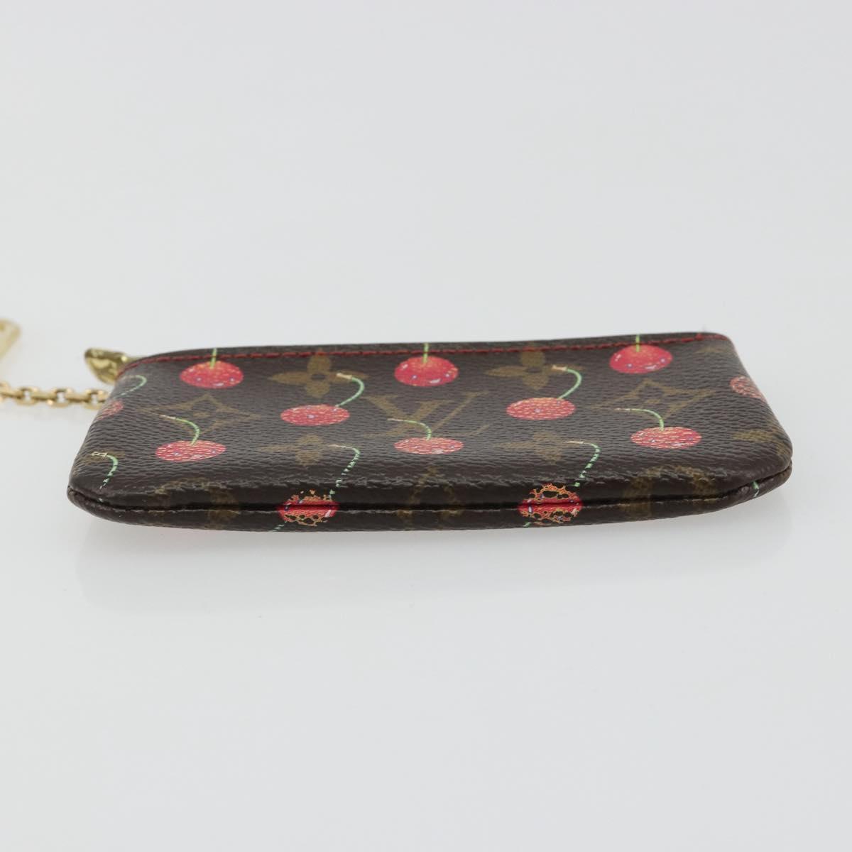 LOUIS VUITTON Monogram Cherry Pochette Cles Coin Purse M95042 LV Auth bs35761