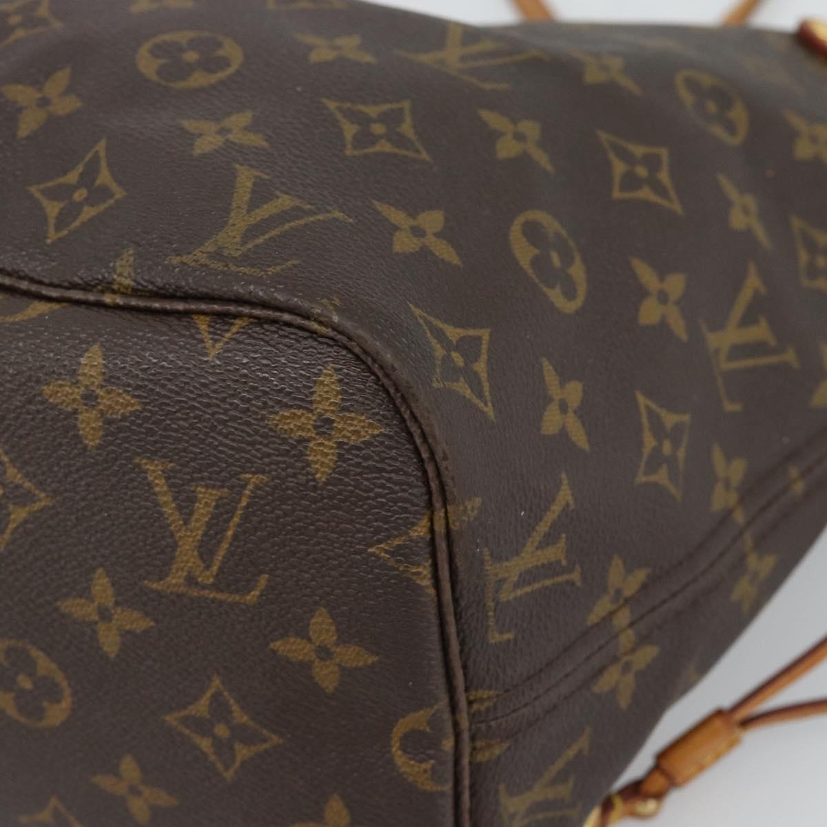 LOUIS VUITTON Monogram Neverfull MM Tote Bag M40156 LV Auth bs35763A