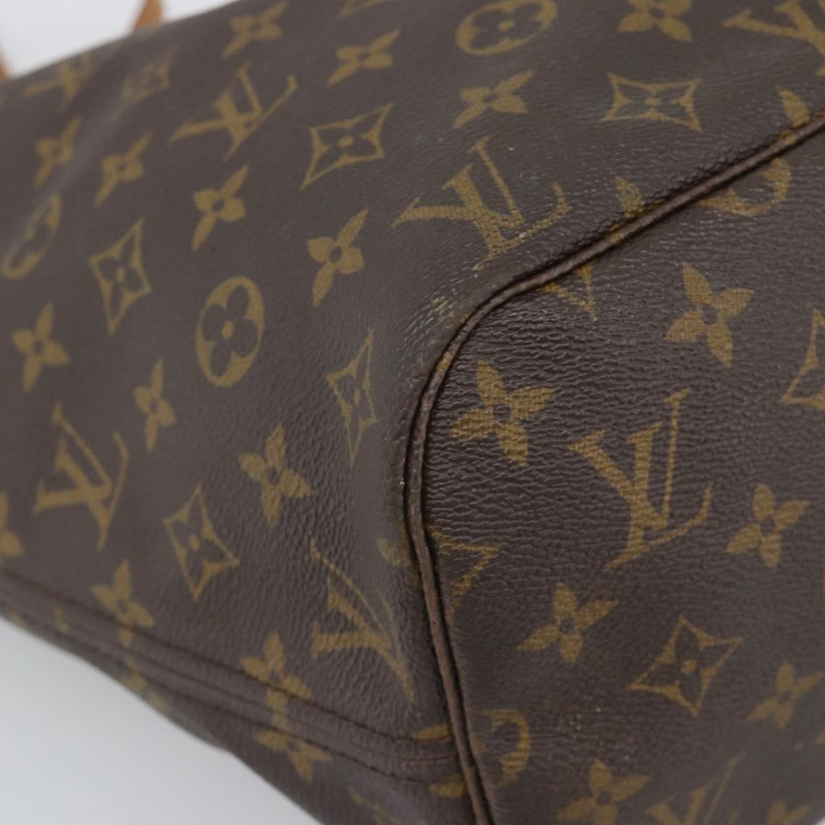 LOUIS VUITTON Monogram Neverfull MM Tote Bag M40156 LV Auth bs35763A