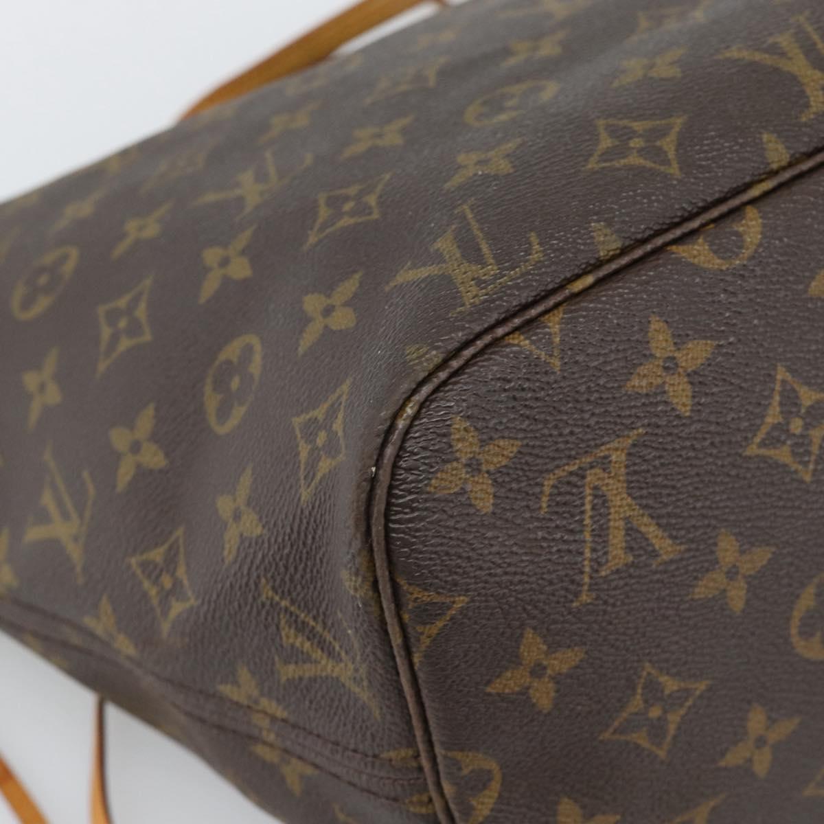 LOUIS VUITTON Monogram Neverfull MM Tote Bag M40156 LV Auth bs35763A