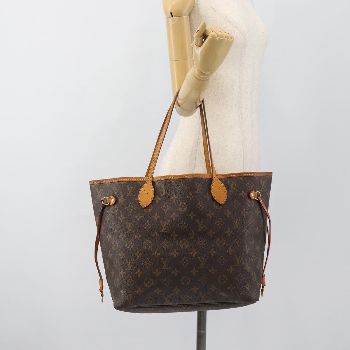LOUIS VUITTON Monogram Neverfull MM Tote Bag M40156 LV Auth bs35763A