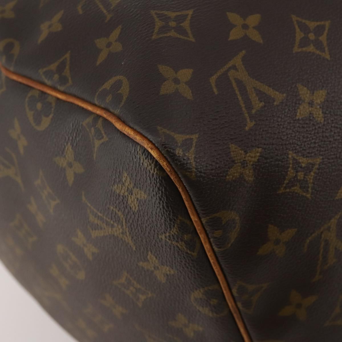 LOUIS VUITTON Monogram Keepall 55 Boston Bag M41424 LV Auth bs35764