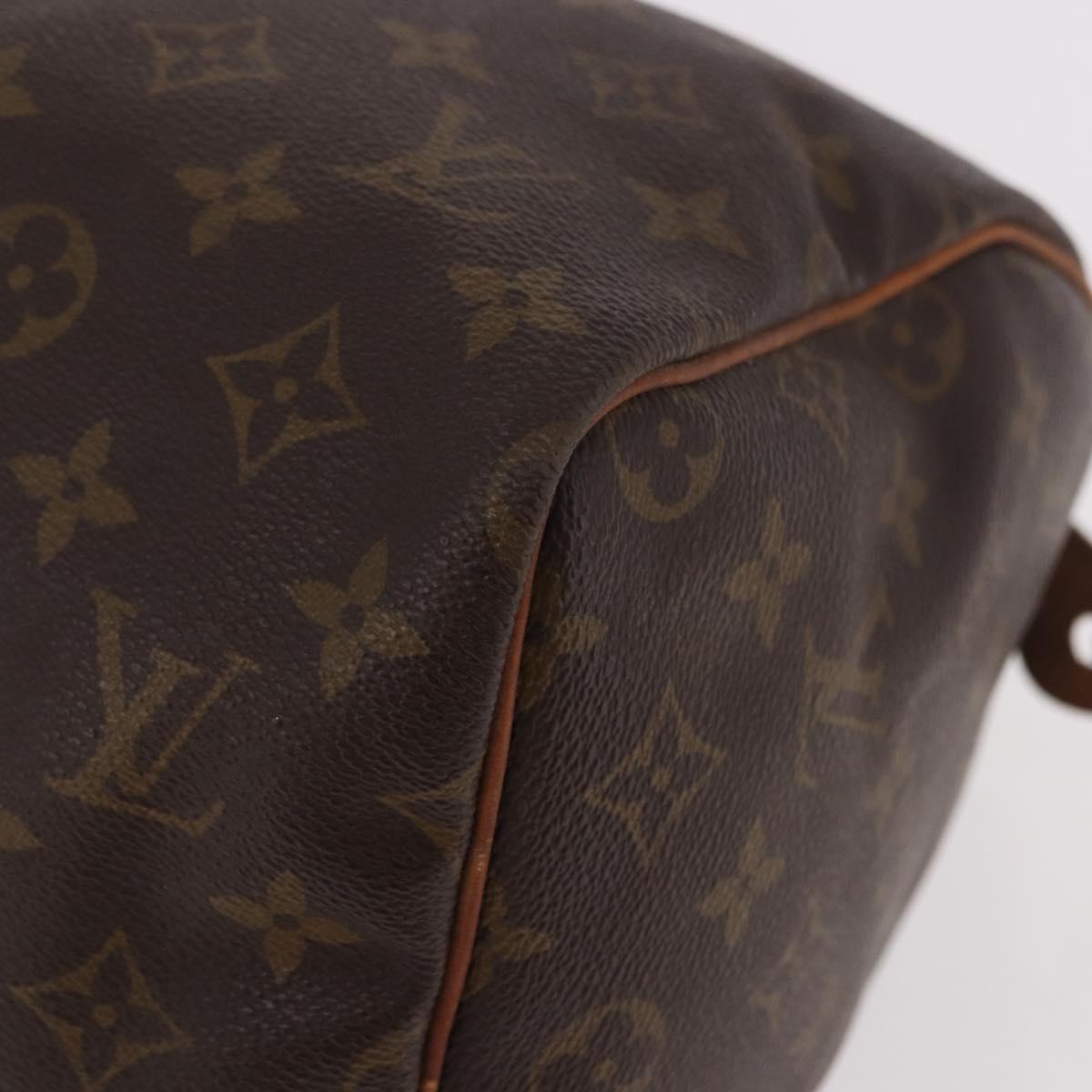 LOUIS VUITTON Monogram Speedy 30 Hand Bag M41526 LV Auth bs35766