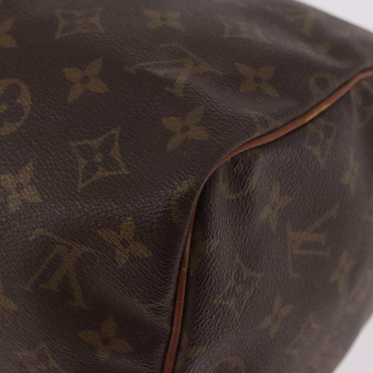 LOUIS VUITTON Monogram Speedy 30 Hand Bag M41526 LV Auth bs35766