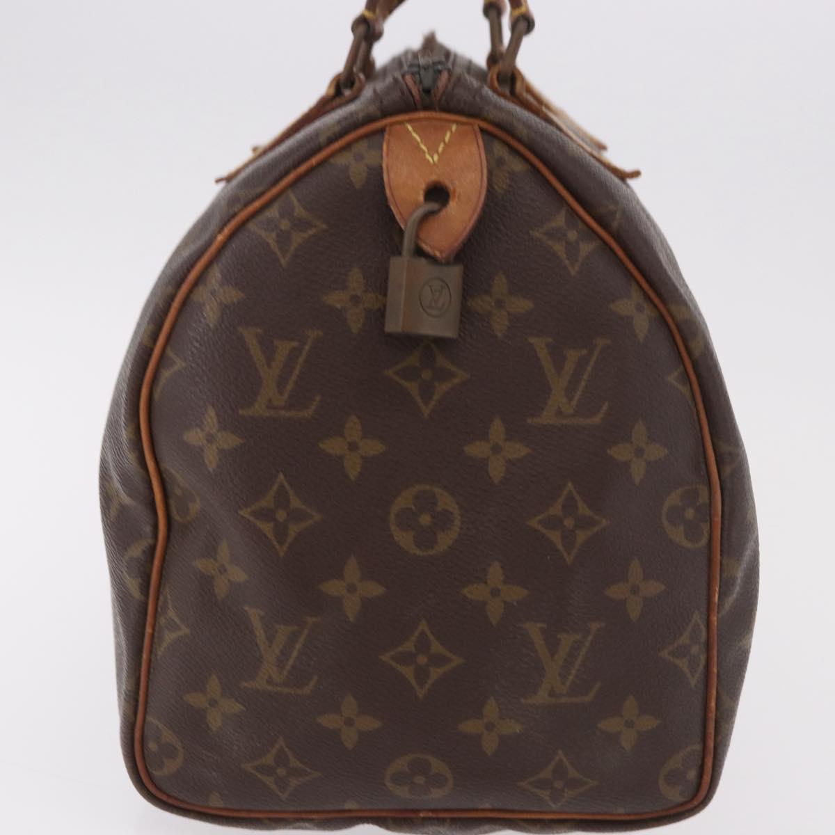 LOUIS VUITTON Monogram Speedy 30 Hand Bag M41526 LV Auth bs35766