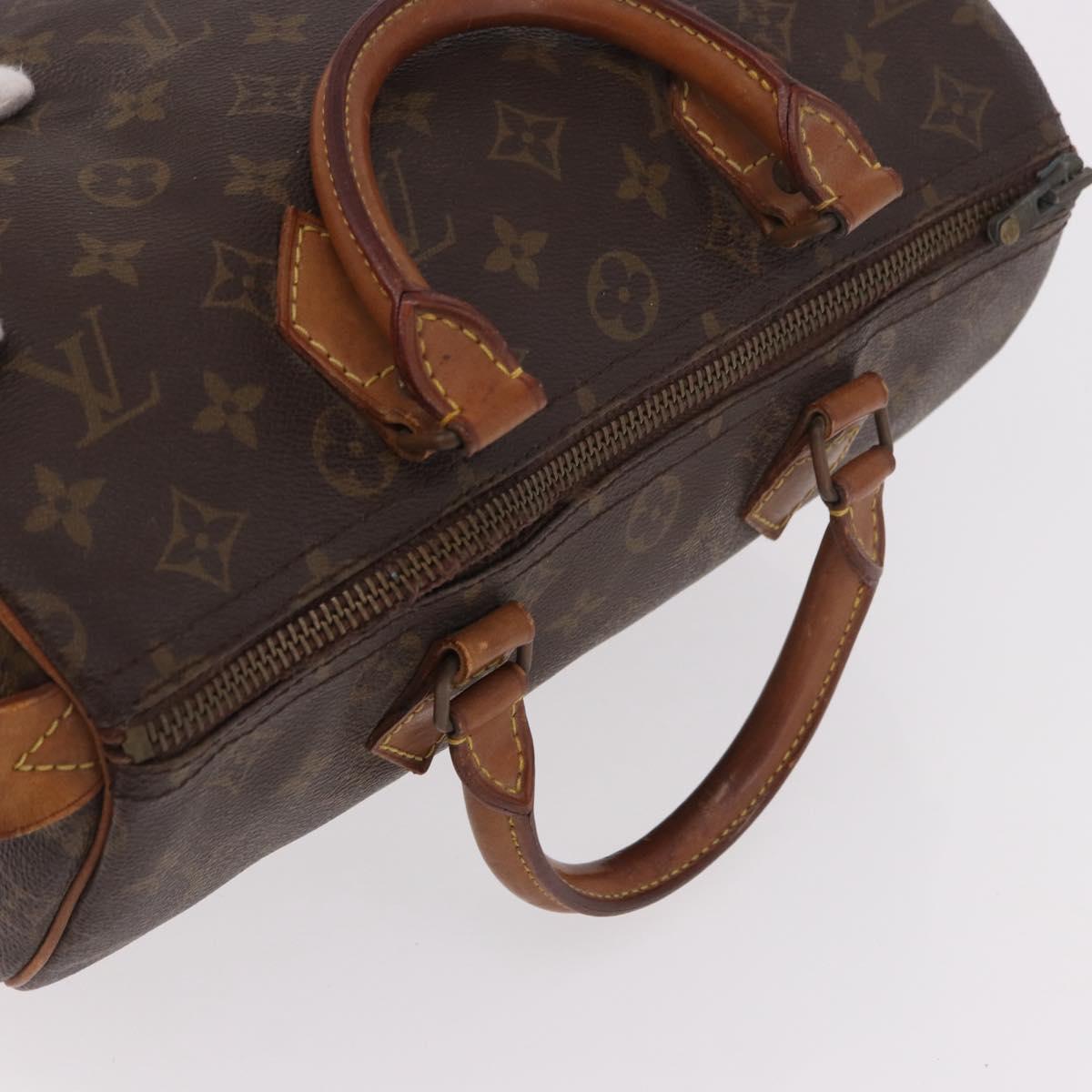 LOUIS VUITTON Monogram Speedy 30 Hand Bag M41526 LV Auth bs35766