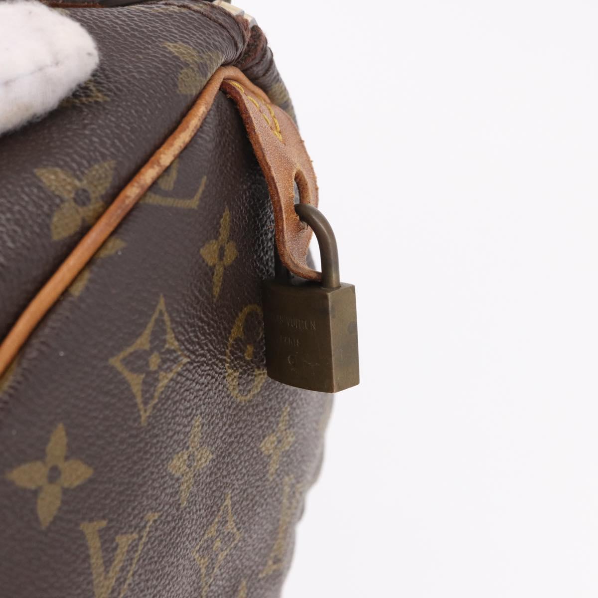 LOUIS VUITTON Monogram Speedy 35 Hand Bag M41524 LV Auth bs35768