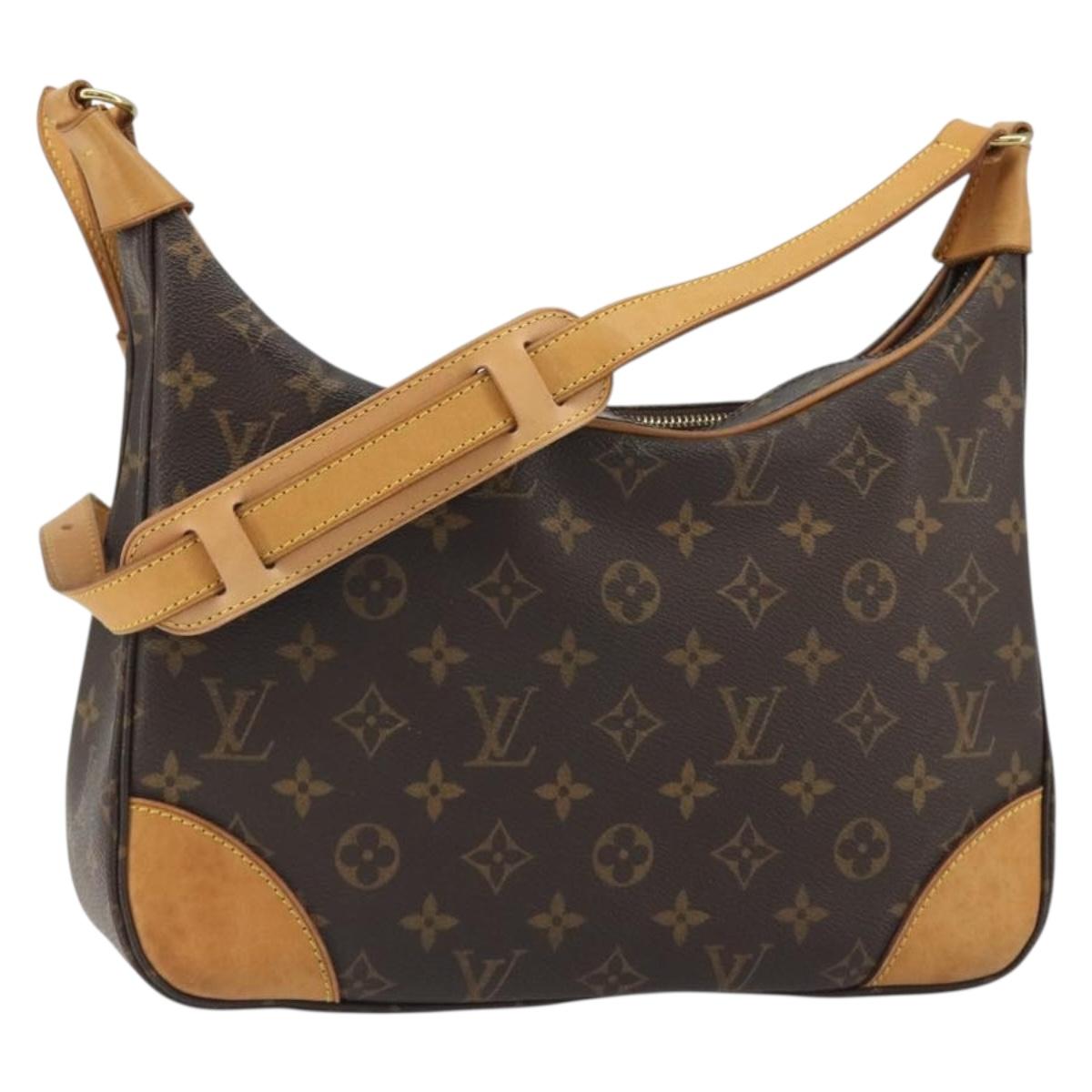 LOUIS VUITTON Monogram Boulogne 30 Shoulder Bag M51265 LV Auth bs35777V