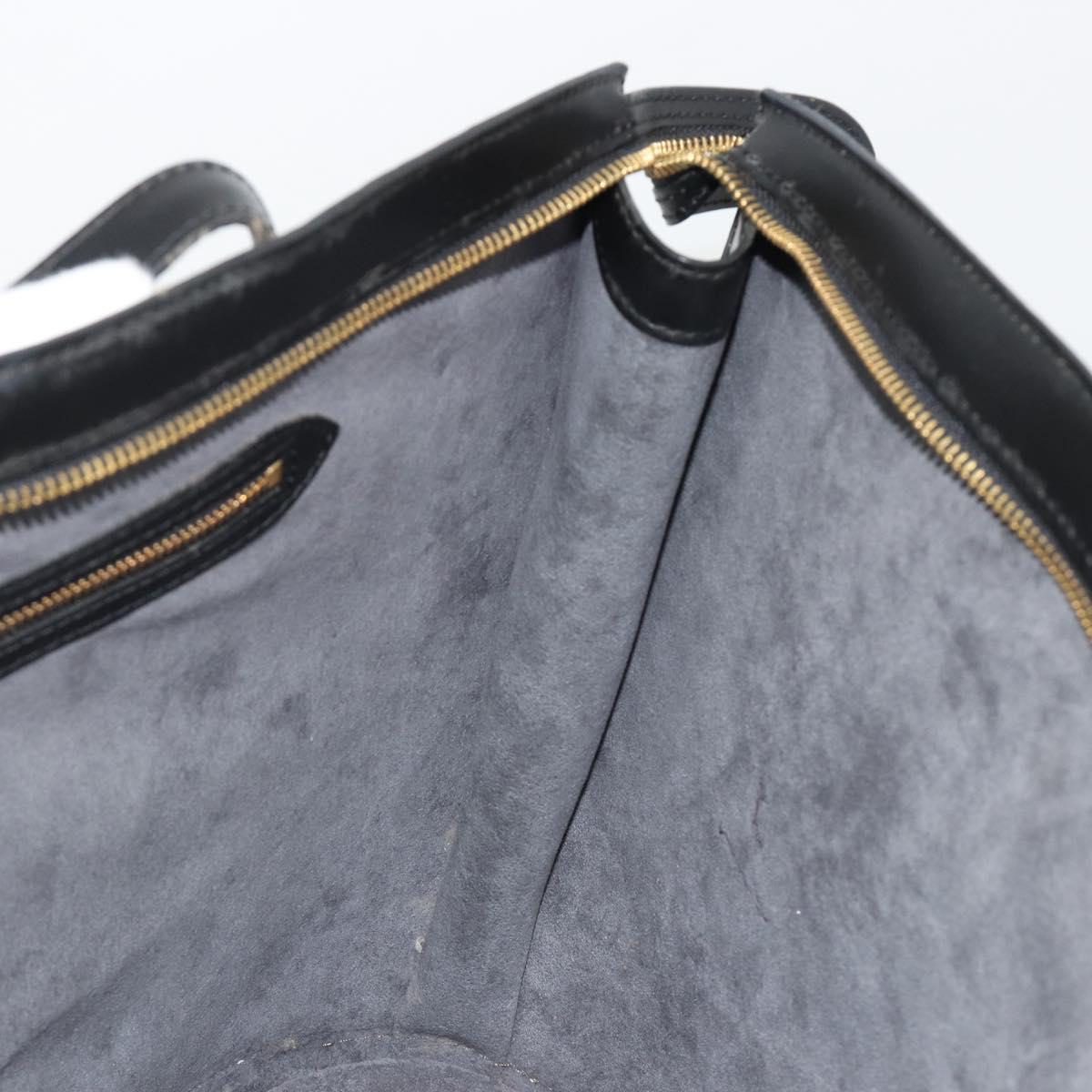 LOUIS VUITTON Epi Saint Jacques Shopping Shoulder Bag Black M52262 Auth bs35780V