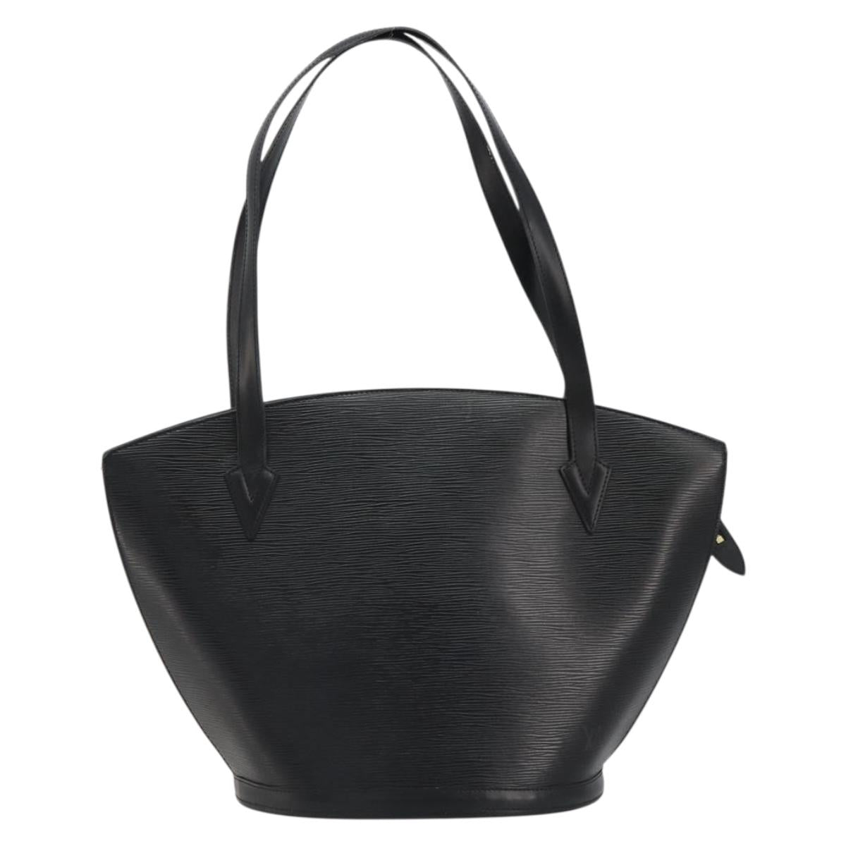 LOUIS VUITTON Epi Saint Jacques Shopping Shoulder Bag Black M52262 Auth bs35780V