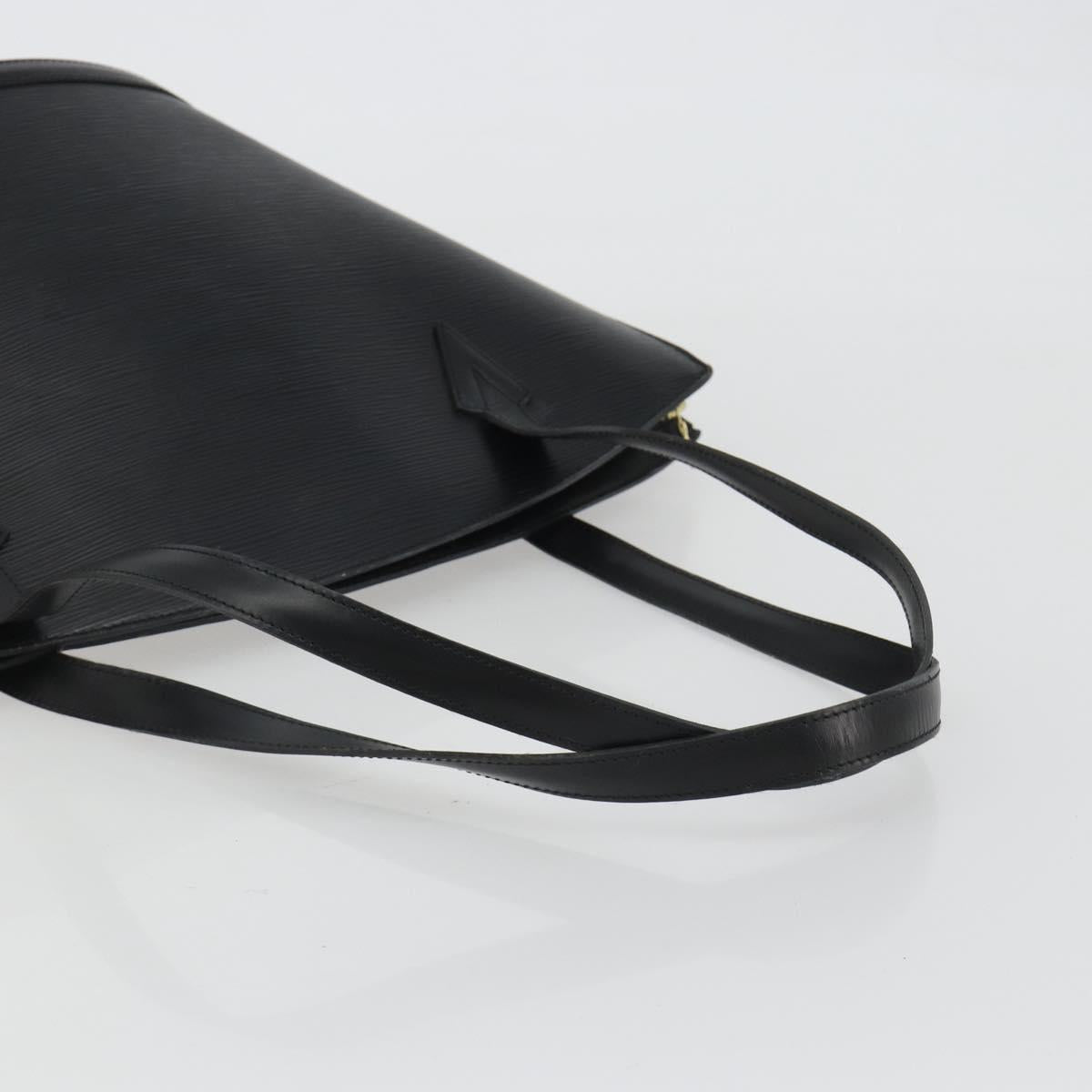 LOUIS VUITTON Epi Saint Jacques Shopping Shoulder Bag Black M52262 Auth bs35780V