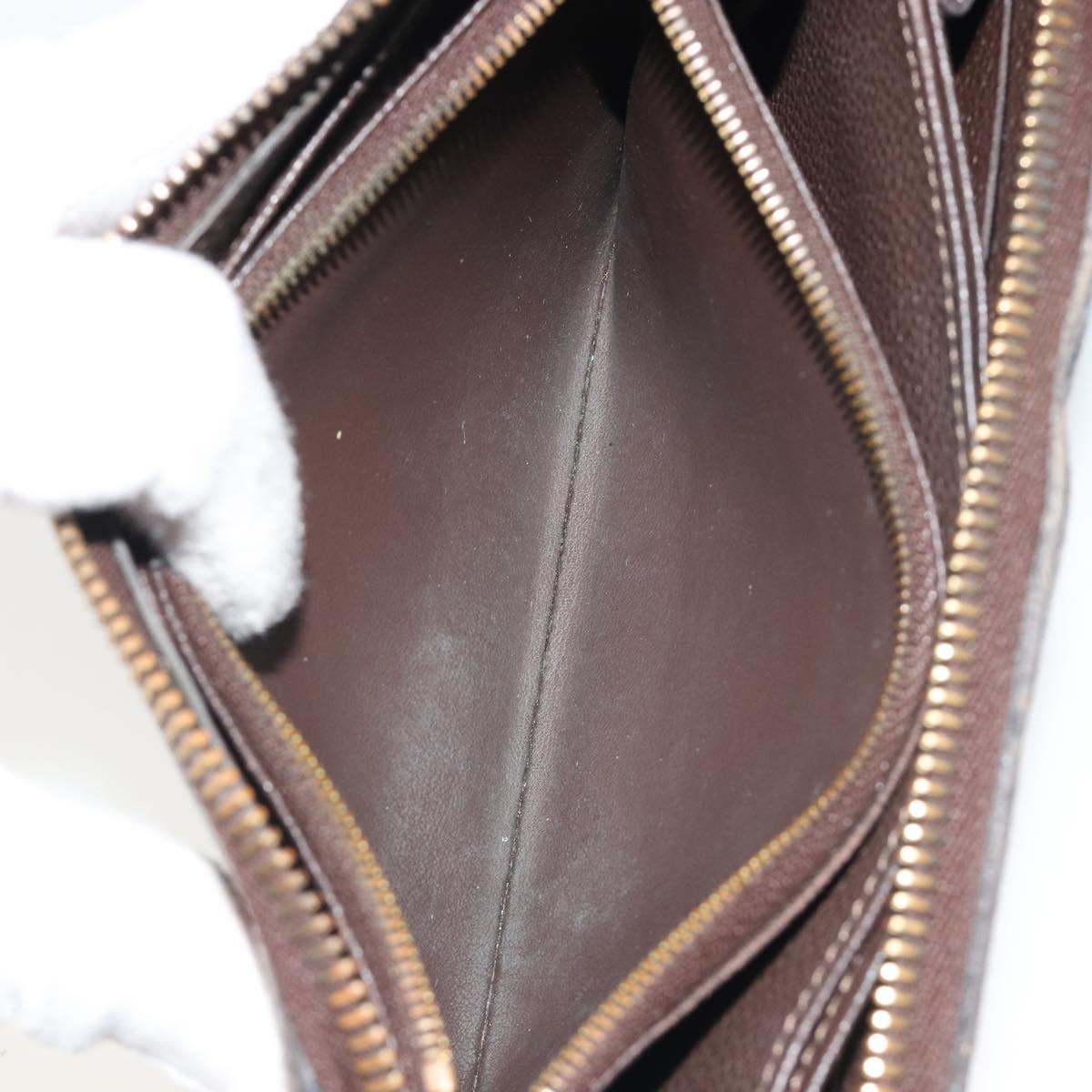 LOUIS VUITTON Monogram Empreinte Zippy Wallet Tail M60548 LV Auth bs35817