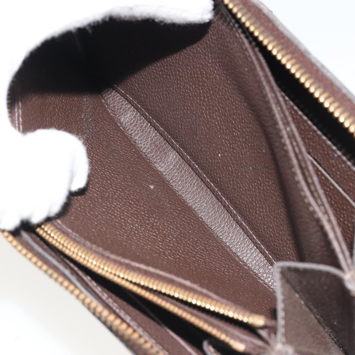 LOUIS VUITTON Monogram Empreinte Zippy Wallet Tail M60548 LV Auth bs35817