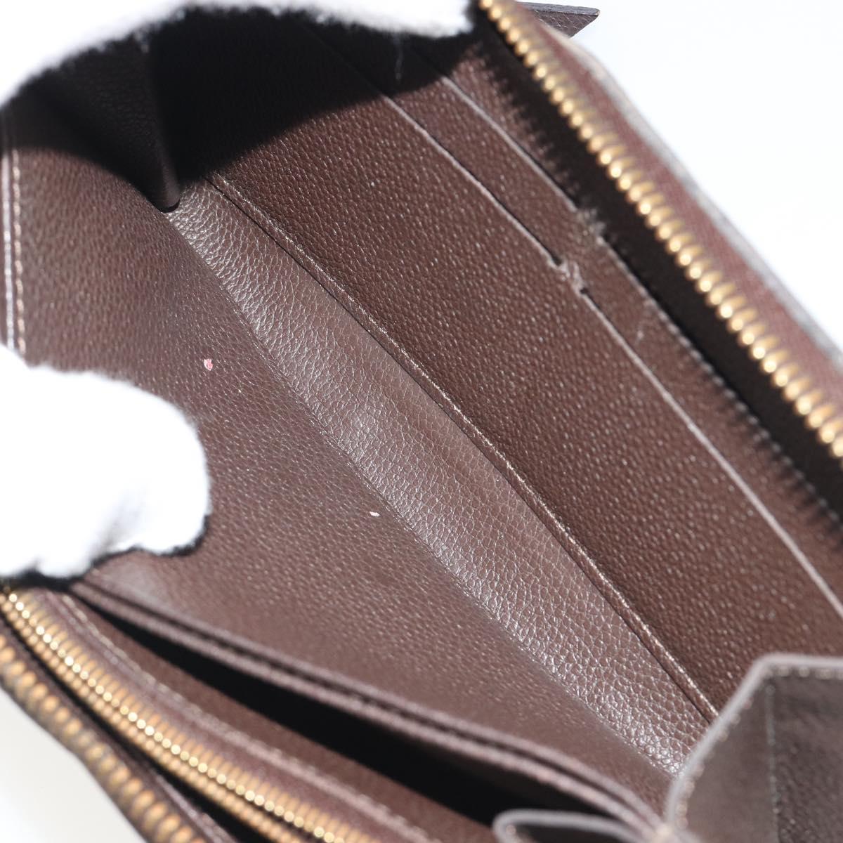 LOUIS VUITTON Monogram Empreinte Zippy Wallet Tail M60548 LV Auth bs35817