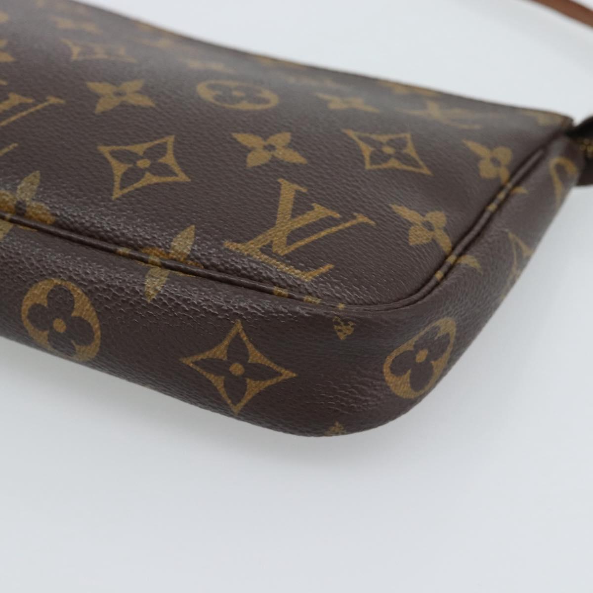 LOUIS VUITTON Monogram Pochette Accessoires Pouch M51980 LV Auth bs35831