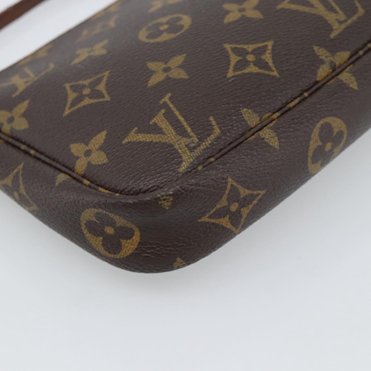 LOUIS VUITTON Monogram Pochette Accessoires Pouch M51980 LV Auth bs35831