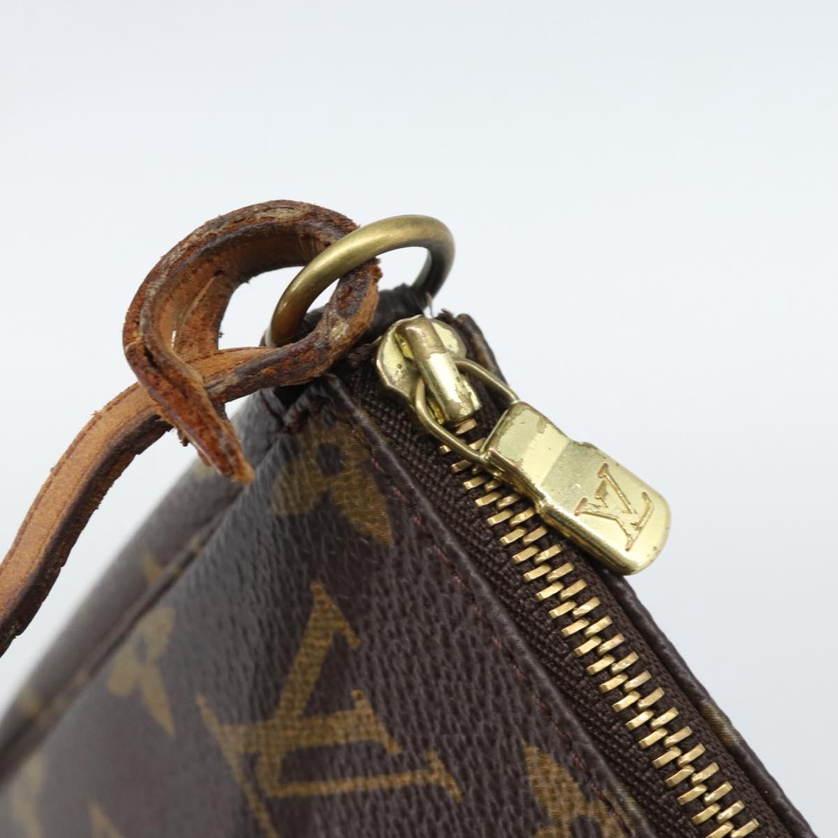 LOUIS VUITTON Monogram Pochette Accessoires Pouch M51980 LV Auth bs35831