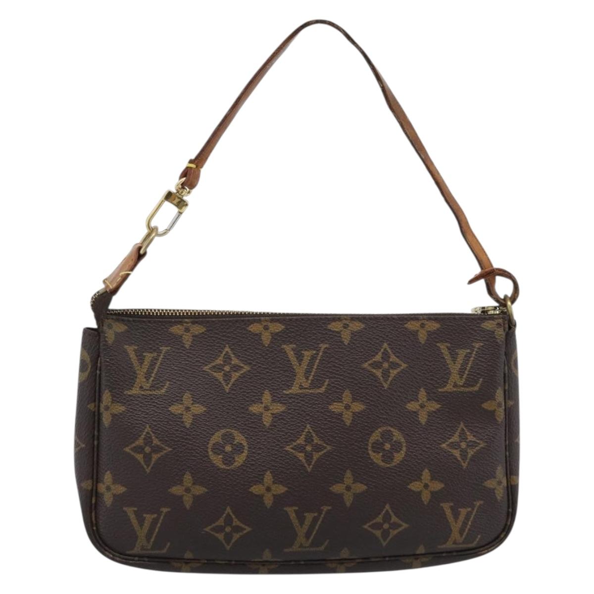 LOUIS VUITTON Monogram Pochette Accessoires Pouch M51980 LV Auth bs35831