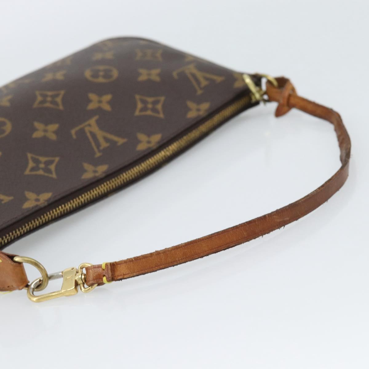 LOUIS VUITTON Monogram Pochette Accessoires Pouch M51980 LV Auth bs35831
