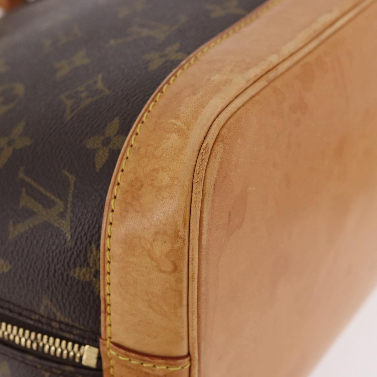 LOUIS VUITTON Monogram Alma Hand Bag M51130 LV Auth bs35841
