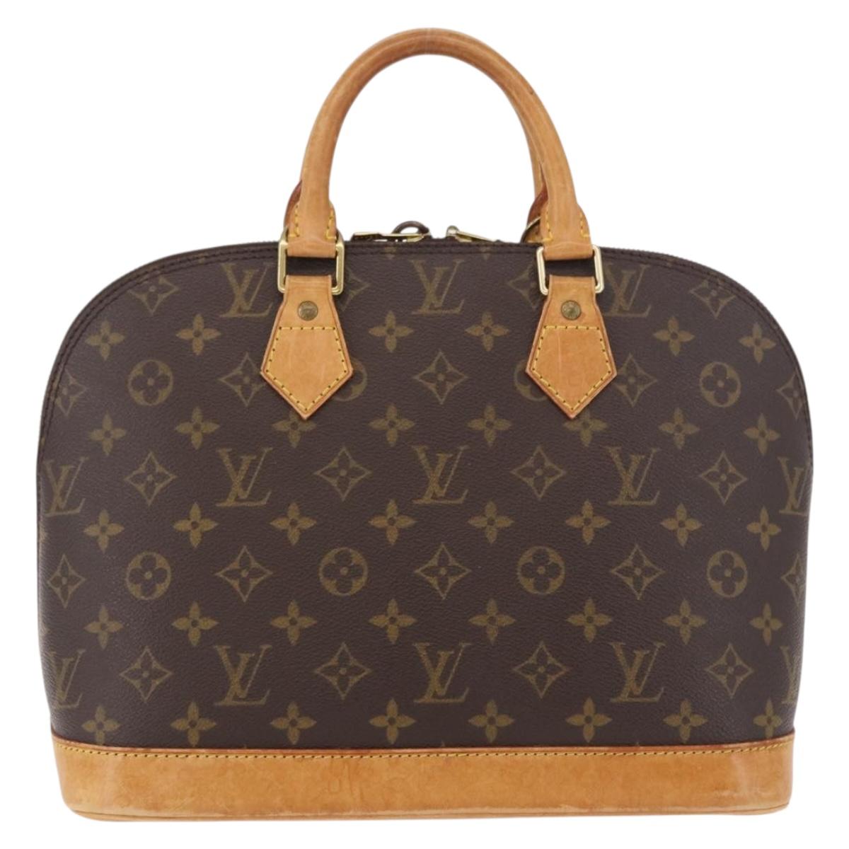 LOUIS VUITTON Monogram Alma Hand Bag M51130 LV Auth bs35841