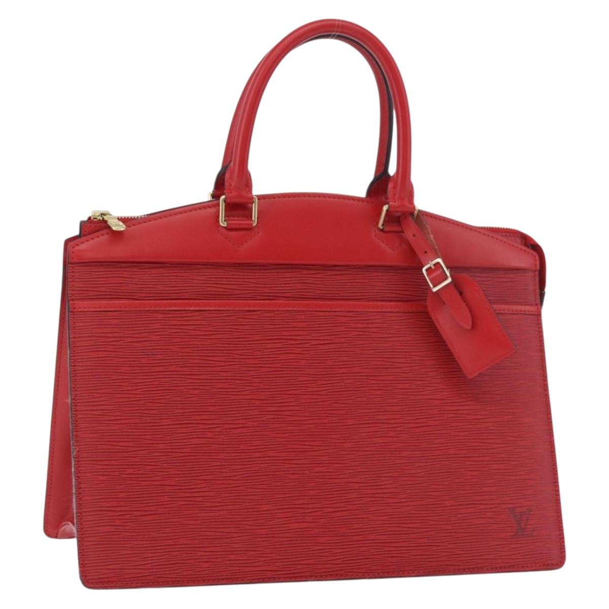 LOUIS VUITTON Epi Riviera Hand Bag Red M48187 LV Auth bs35843