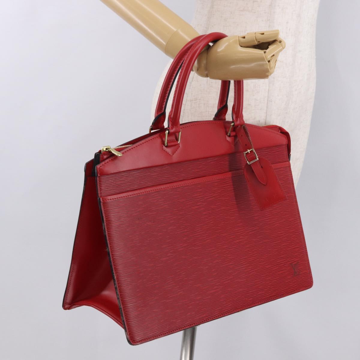 LOUIS VUITTON Epi Riviera Hand Bag Red M48187 LV Auth bs35843