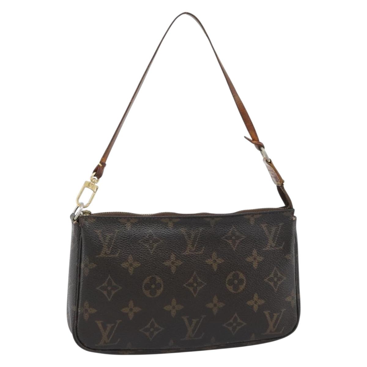 LOUIS VUITTON Monogram Pochette Accessoires Pouch M51980 LV Auth bs35845