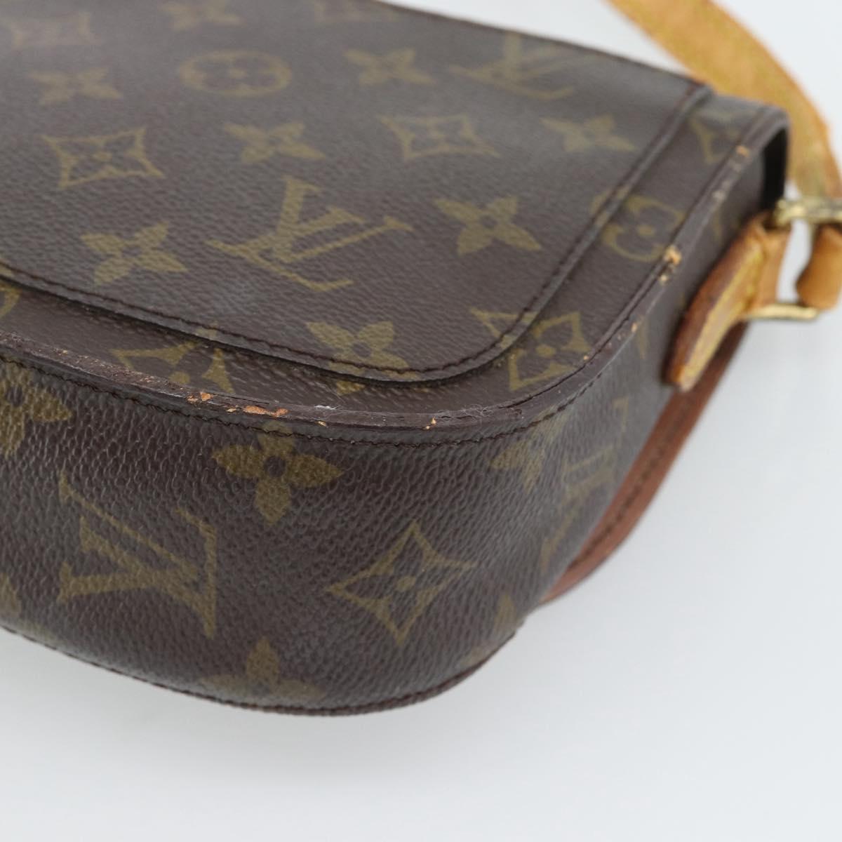LOUIS VUITTON Monogram Saint Cloud PM Shoulder Bag M51244 LV Auth bs35846