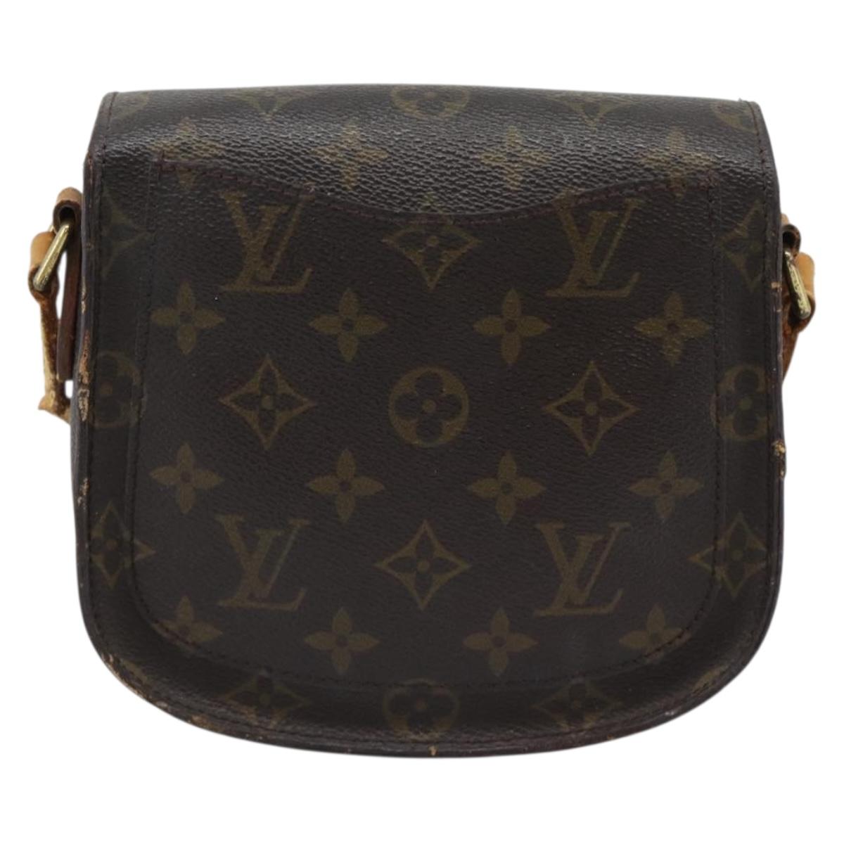 LOUIS VUITTON Monogram Saint Cloud PM Shoulder Bag M51244 LV Auth bs35846