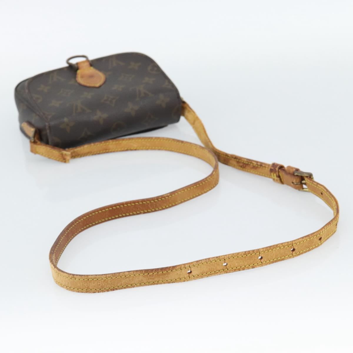 LOUIS VUITTON Monogram Saint Cloud PM Shoulder Bag M51244 LV Auth bs35846