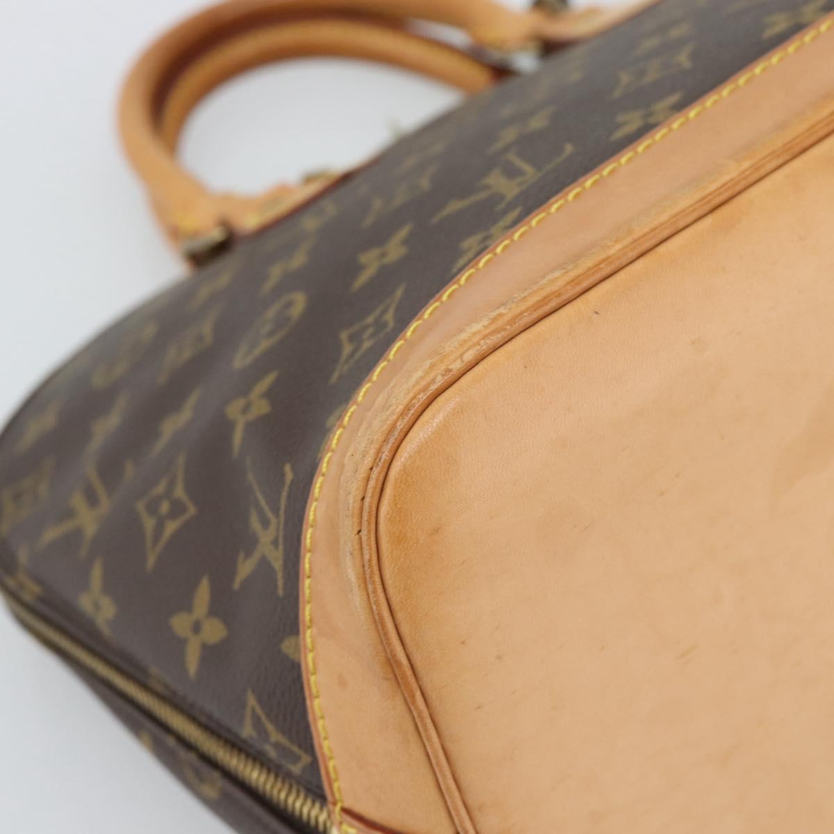 LOUIS VUITTON Monogram Alma Hand Bag M51130 LV Auth bs35848A