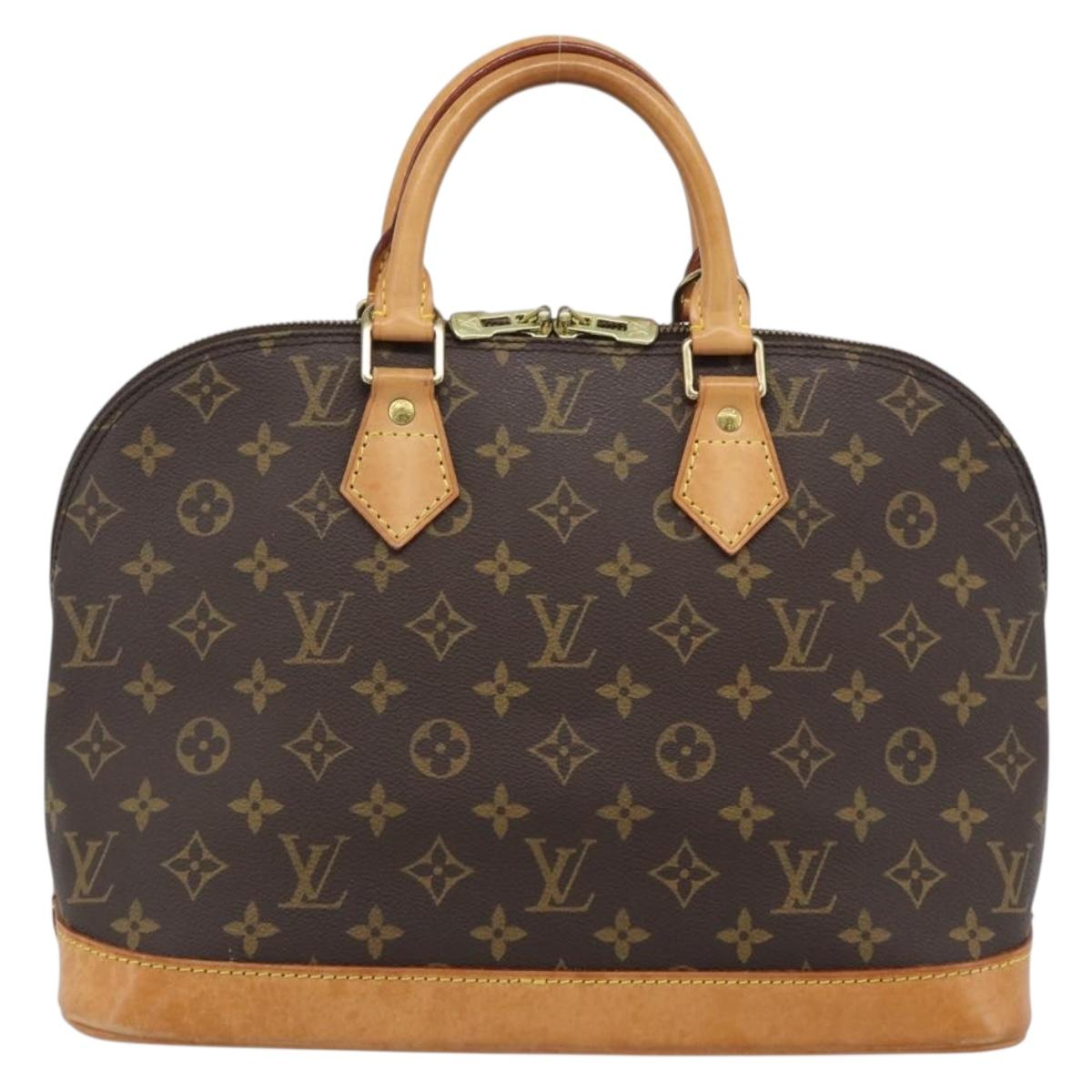 LOUIS VUITTON Monogram Alma Hand Bag M51130 LV Auth bs35848A