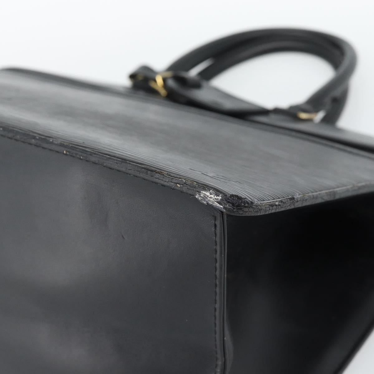 LOUIS VUITTON Epi Riviera Hand Bag Black LV Auth bs35849