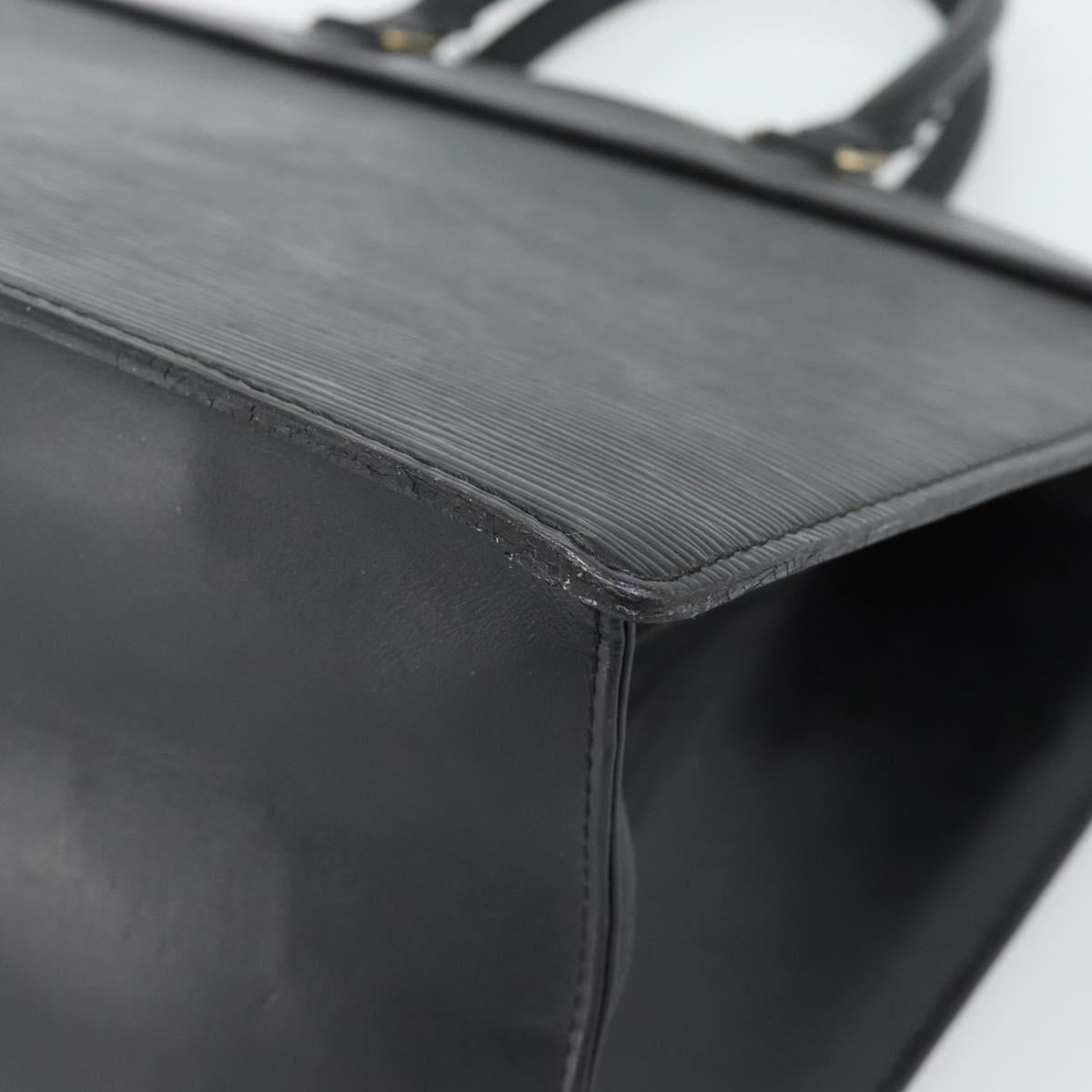 LOUIS VUITTON Epi Riviera Hand Bag Black LV Auth bs35849