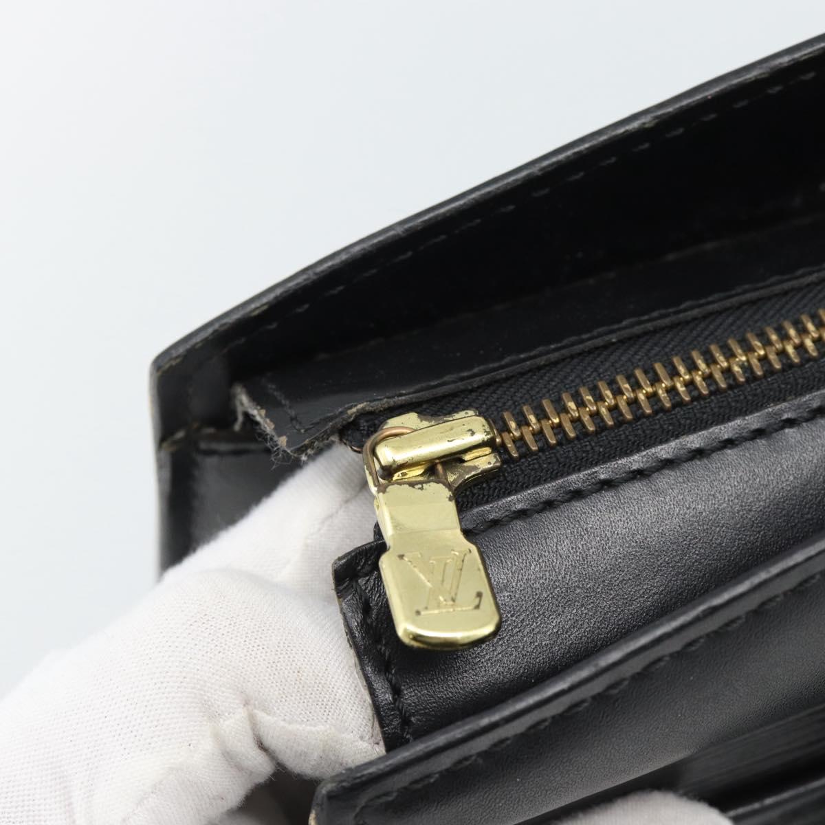 LOUIS VUITTON Epi Riviera Hand Bag Black LV Auth bs35849