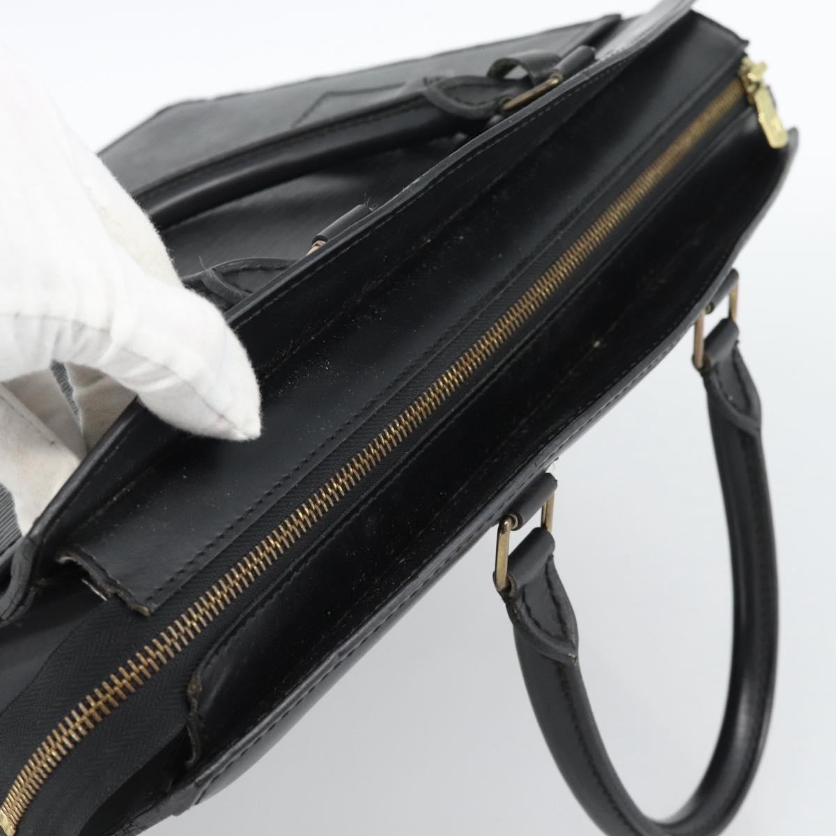 LOUIS VUITTON Epi Riviera Hand Bag Black LV Auth bs35849