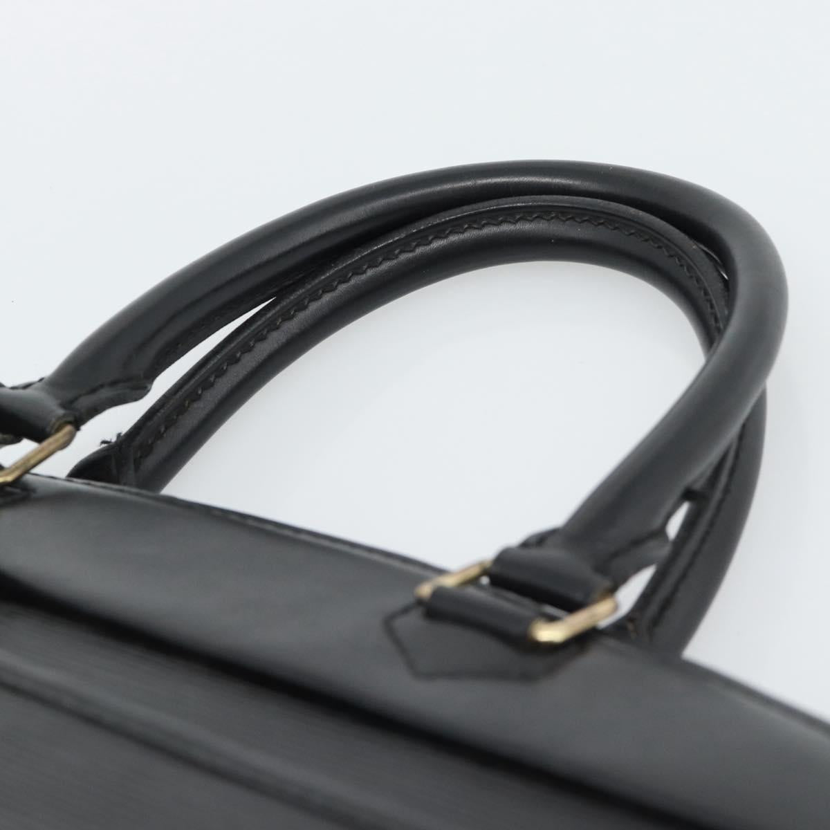 LOUIS VUITTON Epi Riviera Hand Bag Black LV Auth bs35849