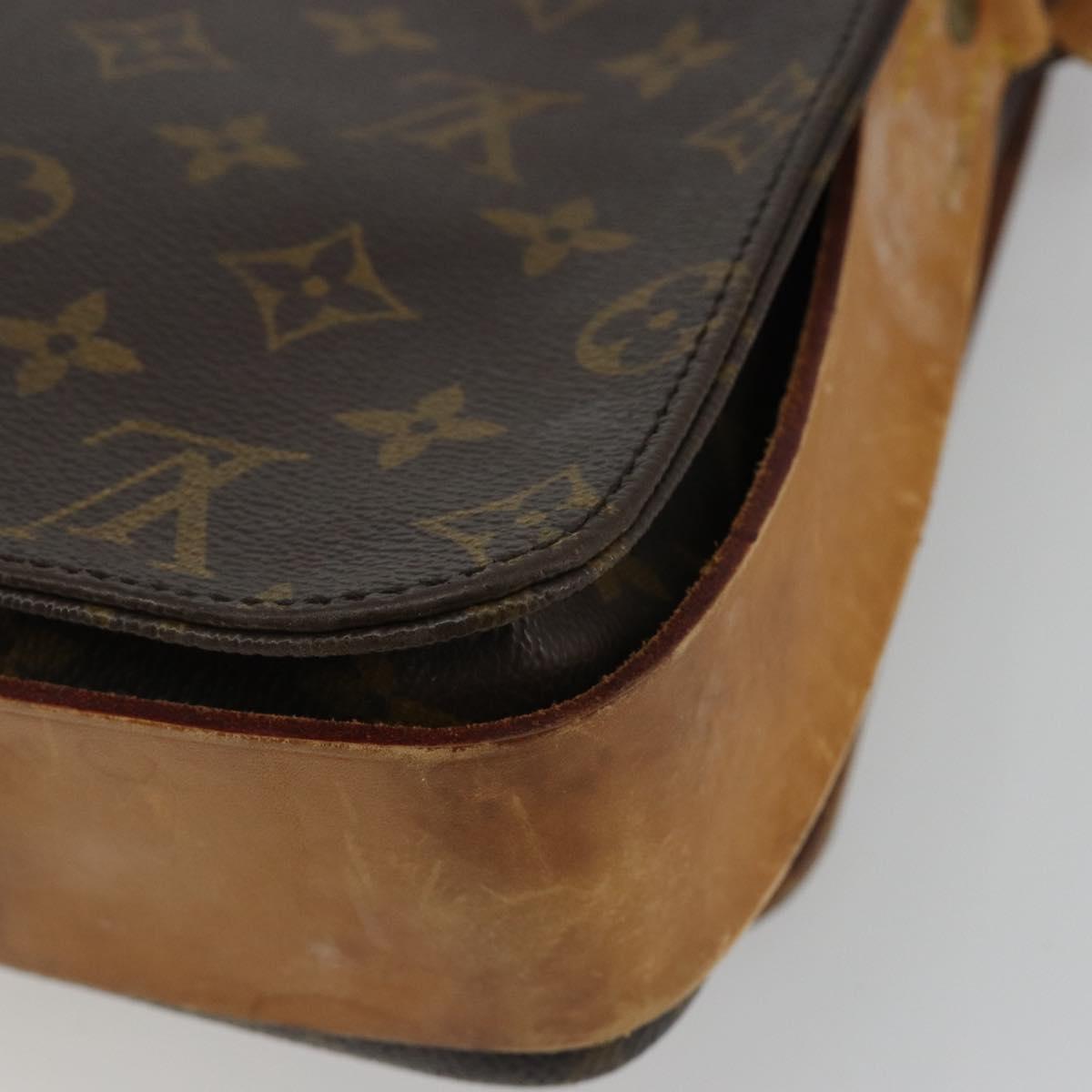 LOUIS VUITTON Monogram Cartouchiere GM Shoulder Bag M51252 LV Auth bs35850