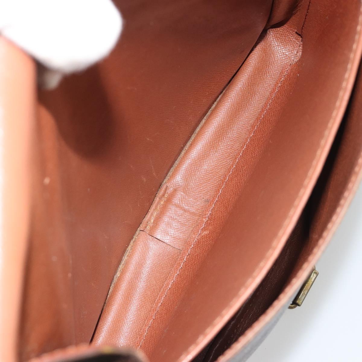 LOUIS VUITTON Monogram Cartouchiere GM Shoulder Bag M51252 LV Auth bs35850