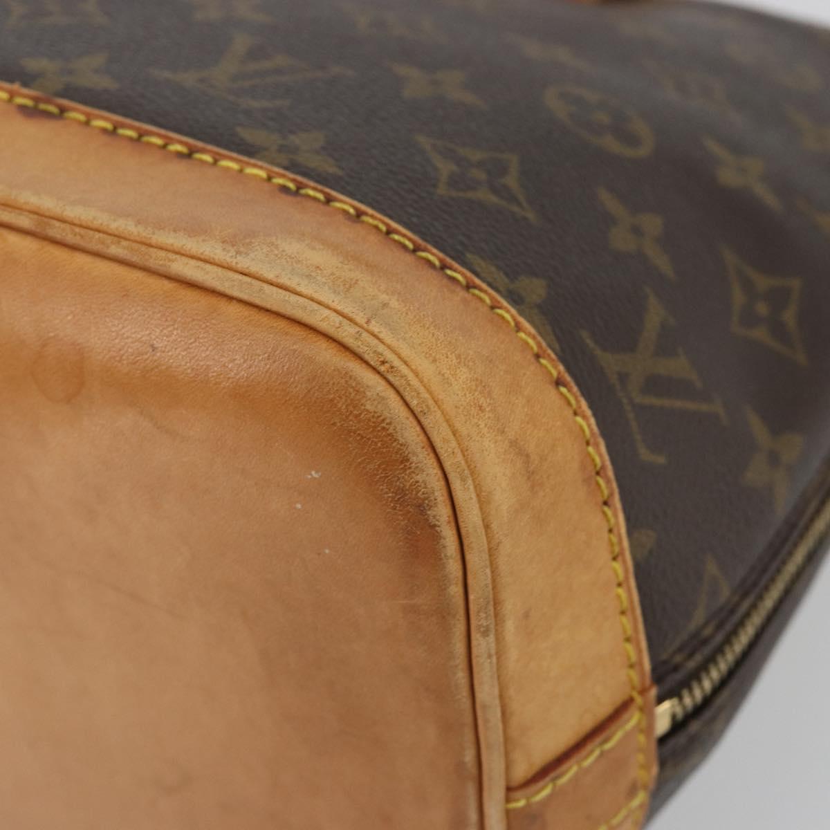 LOUIS VUITTON Monogram Alma Hand Bag M51130 LV Auth bs35852
