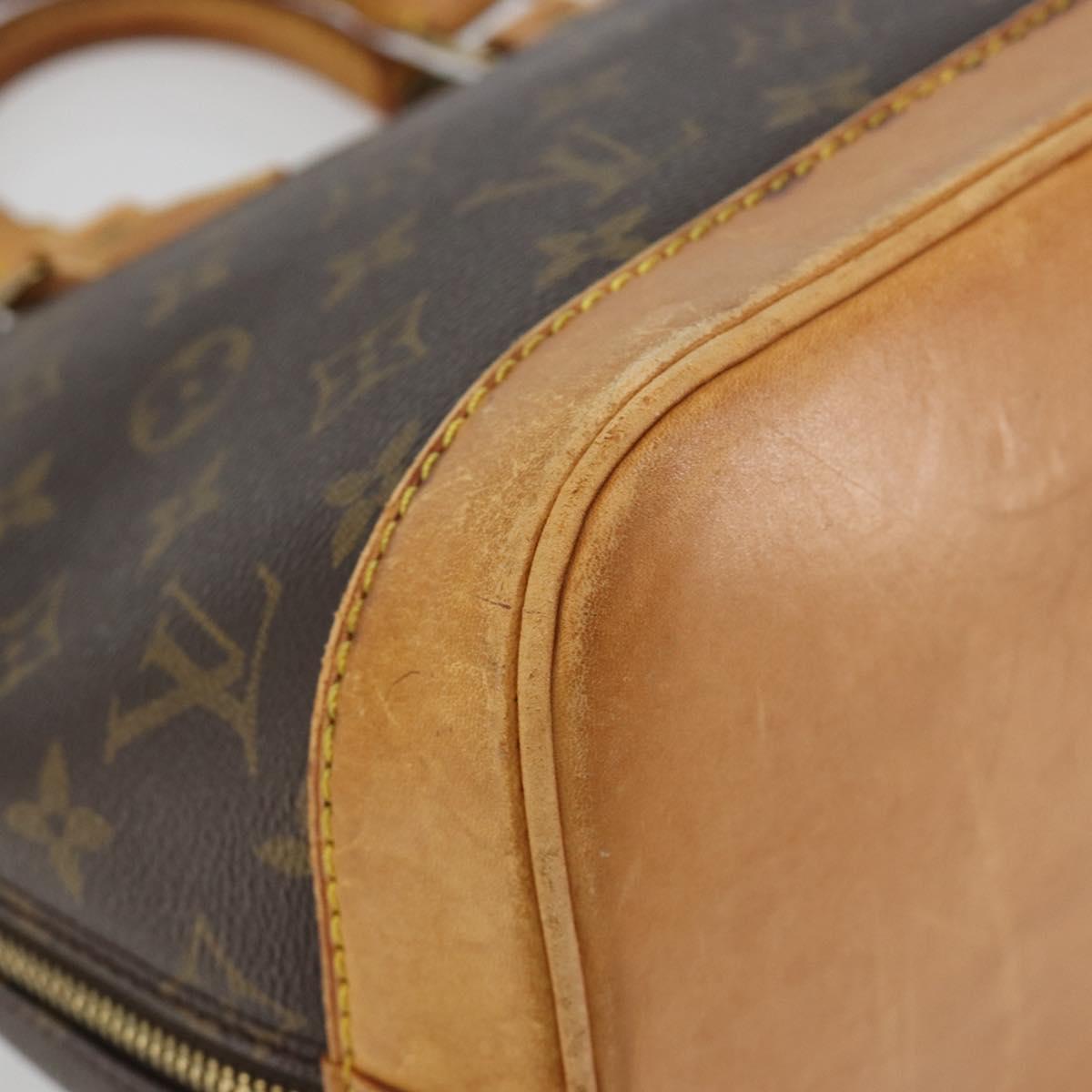 LOUIS VUITTON Monogram Alma Hand Bag M51130 LV Auth bs35852