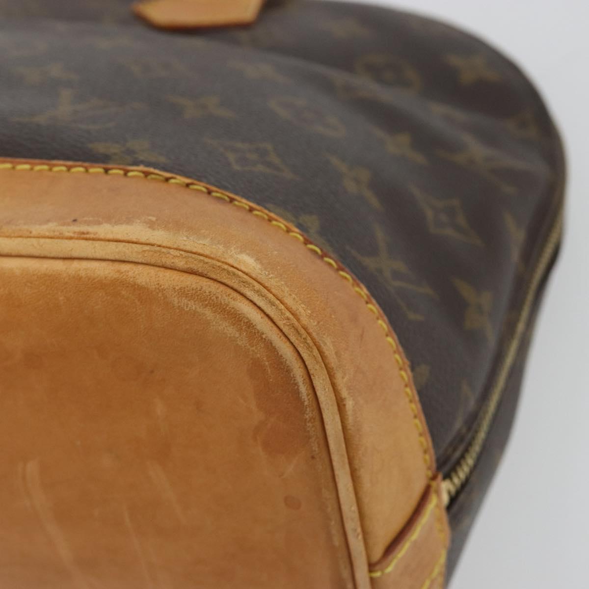 LOUIS VUITTON Monogram Alma Hand Bag M51130 LV Auth bs35852